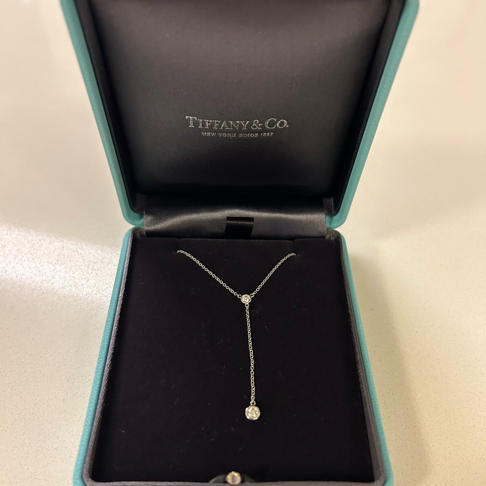 Tiffany & Co. Elsa Peretti Diamonds by the Yard necklace platinum